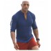 Baywatch Dwayne Johnson (Mitch Buchannon) Blue Fleece Jacket